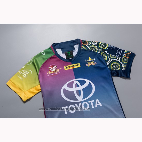 Camiseta North Queensland Cowboys Rugby 2018-2019 Commemorative